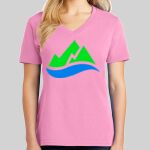 Ladies Core Cotton V Neck Tee Thumbnail