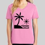 Ladies Core Cotton V Neck Tee Thumbnail