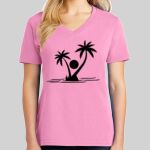 Ladies Core Cotton V Neck Tee Thumbnail