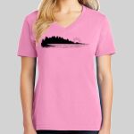 Ladies Core Cotton V Neck Tee Thumbnail