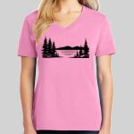 Ladies Core Cotton V Neck Tee Thumbnail