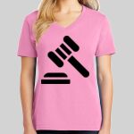 Ladies Core Cotton V Neck Tee Thumbnail