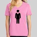 Ladies Core Cotton V Neck Tee Thumbnail