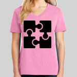 Ladies Core Cotton V Neck Tee Thumbnail