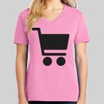 Ladies Core Cotton V Neck Tee Thumbnail