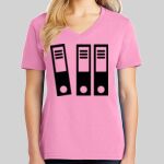 Ladies Core Cotton V Neck Tee Thumbnail