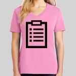 Ladies Core Cotton V Neck Tee Thumbnail