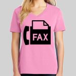 Ladies Core Cotton V Neck Tee Thumbnail