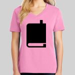 Ladies Core Cotton V Neck Tee Thumbnail