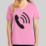 Ladies Core Cotton V Neck Tee Thumbnail