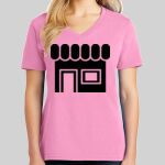 Ladies Core Cotton V Neck Tee Thumbnail