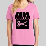 Ladies Core Cotton V Neck Tee Thumbnail