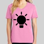 Ladies Core Cotton V Neck Tee Thumbnail