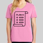 Ladies Core Cotton V Neck Tee Thumbnail