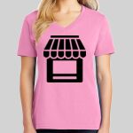 Ladies Core Cotton V Neck Tee Thumbnail