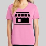 Ladies Core Cotton V Neck Tee Thumbnail