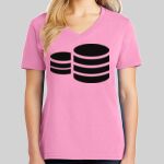 Ladies Core Cotton V Neck Tee Thumbnail