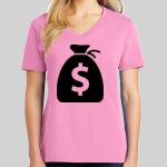 Ladies Core Cotton V Neck Tee Thumbnail