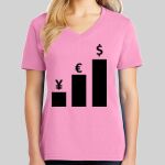 Ladies Core Cotton V Neck Tee Thumbnail