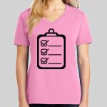 Ladies Core Cotton V Neck Tee Thumbnail