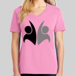 Ladies Core Cotton V Neck Tee Thumbnail