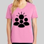 Ladies Core Cotton V Neck Tee Thumbnail