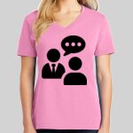 Ladies Core Cotton V Neck Tee Thumbnail