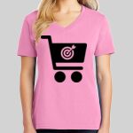 Ladies Core Cotton V Neck Tee Thumbnail