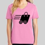 Ladies Core Cotton V Neck Tee Thumbnail