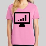 Ladies Core Cotton V Neck Tee Thumbnail