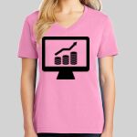 Ladies Core Cotton V Neck Tee Thumbnail