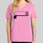 Ladies Core Cotton V Neck Tee Thumbnail