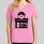 Ladies Core Cotton V Neck Tee Thumbnail