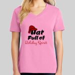 Ladies Core Cotton V Neck Tee Thumbnail