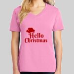 Ladies Core Cotton V Neck Tee Thumbnail