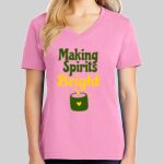 Ladies Core Cotton V Neck Tee Thumbnail