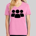 Ladies Core Cotton V Neck Tee Thumbnail