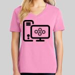 Ladies Core Cotton V Neck Tee Thumbnail