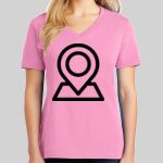 Ladies Core Cotton V Neck Tee Thumbnail