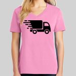 Ladies Core Cotton V Neck Tee Thumbnail