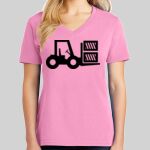 Ladies Core Cotton V Neck Tee Thumbnail