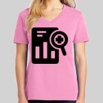 Ladies Core Cotton V Neck Tee Thumbnail