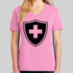Ladies Core Cotton V Neck Tee Thumbnail