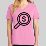 Ladies Core Cotton V Neck Tee Thumbnail