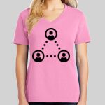 Ladies Core Cotton V Neck Tee Thumbnail