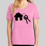 Ladies Core Cotton V Neck Tee Thumbnail