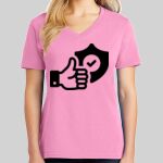 Ladies Core Cotton V Neck Tee Thumbnail