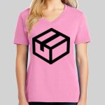 Ladies Core Cotton V Neck Tee Thumbnail