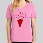 Ladies Core Cotton V Neck Tee Thumbnail