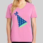 Ladies Core Cotton V Neck Tee Thumbnail